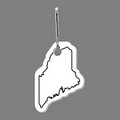 Zippy Clip & State of Maine Shaped Tag